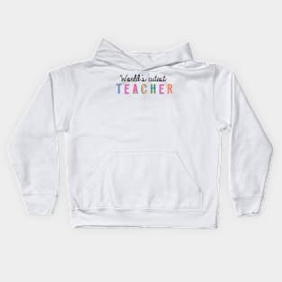 Teacher Gifts | World's cutest Teacher Kids Hoodie